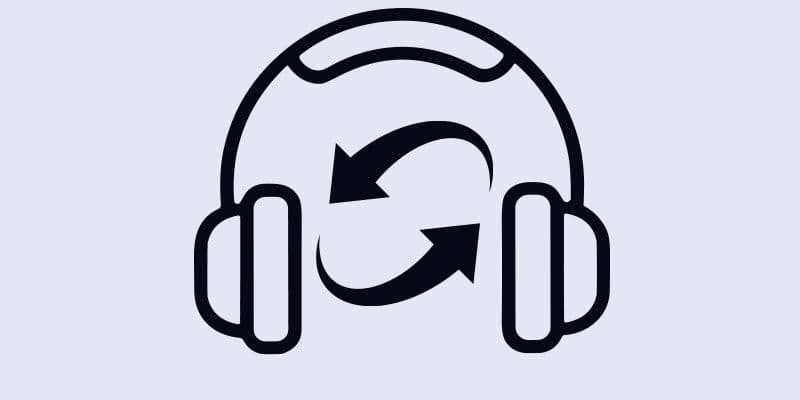 Replacing headphones icon