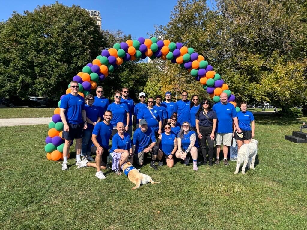 e3 care walk for hearing group photo